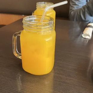 Mango juice. Goes well with curry dishes