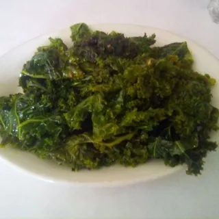 Garlic Sauteed Organic Kale Plate