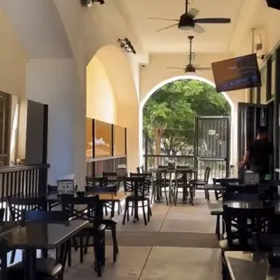 the interior of the restaurant