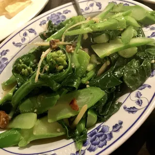 Salted Fish with Chinese Broccoli