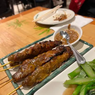 Beef satay