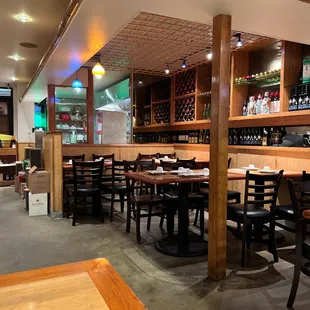 Section of restaurant