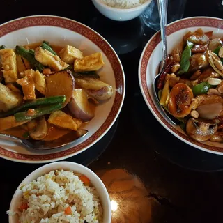 Panang Curry Tofu Lunch Special