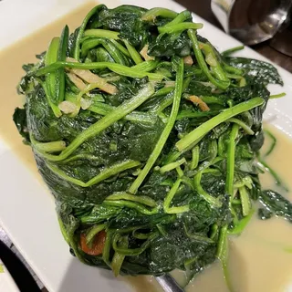 Spinach with Preserved Bean Curd Sauce