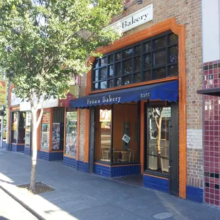 the outside of the building