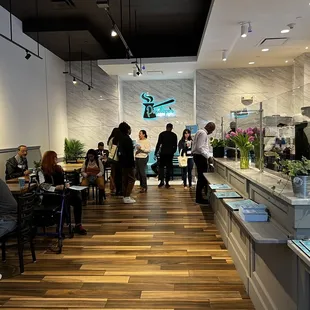 Inside Penelope&apos;s - nice ambiance, fast service and friendly staff!