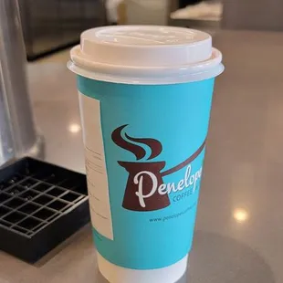 Mocha with coconut milk was so smooth and delicious.