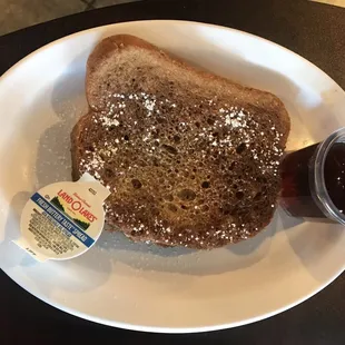 French Toast Deep Fried with syrup.