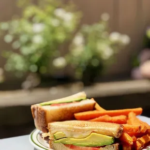 Grilled Cheese W/ Mozzarella And Avo