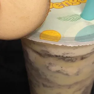 Oreo Brle and Salted Caramel Macaron