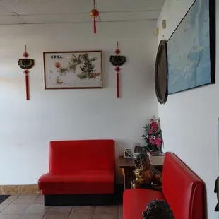 Waiting area for to go orders