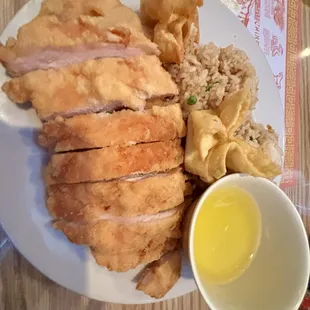 Lemon chicken entree