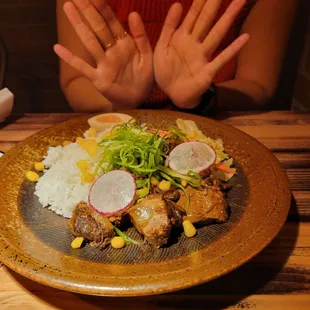 Marbled Pork Rib Donburi