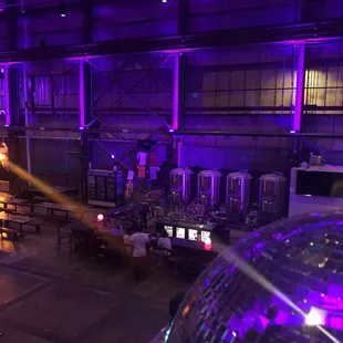 the inside of the building