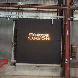 a neon sign that reads penguin city