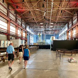 Interior of Penguin City Brewery and bar