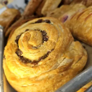 Raisins twist Donut roll
