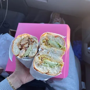 Pork and an egg banh mi no carrot