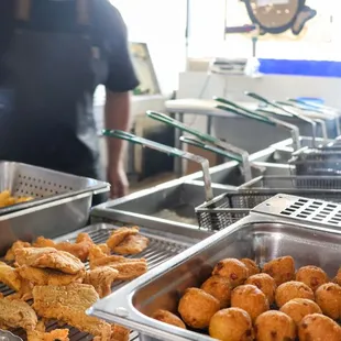 interior, chicken wings and fried chicken