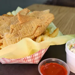 food, fish and chips