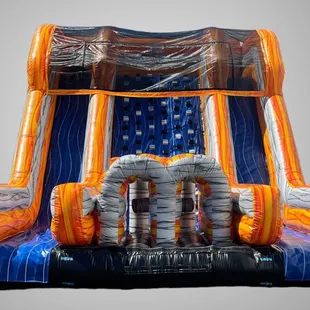 Double Lane Rock Climb Slide