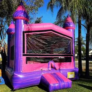 Pretty Pink N Purple Castle Jumper.