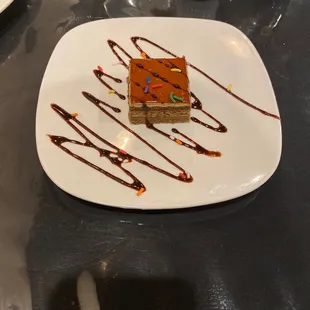 Free coffee tiramisu with dine in