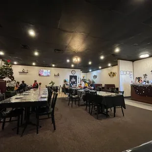 Inside dining room