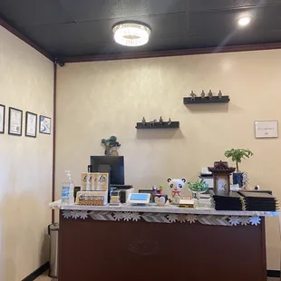 Our front desk