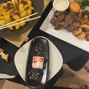 food, sushi and sashimi