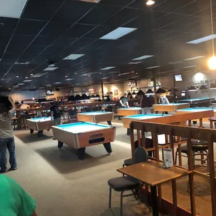 Huge floor, plenty of tables!