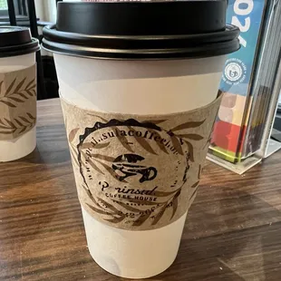 Current seasonal latte...