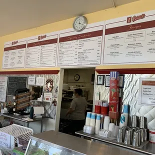 menus and prices