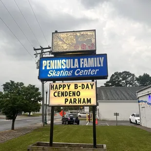 They put our name on the sign!!!