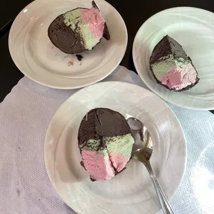 Italian Dessert with Spumoni