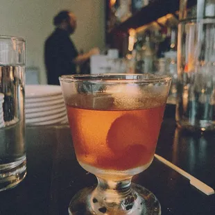 Gin &amp; It cocktail