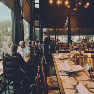 Interior from our bar seats