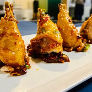 a closeup of a plate of food