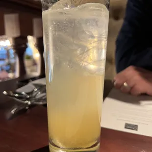 Delicious dewer's collins - lemony and not too sweet