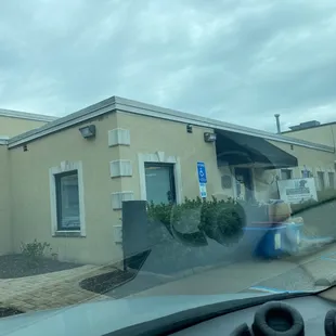 Dropping off extra pup supplies.