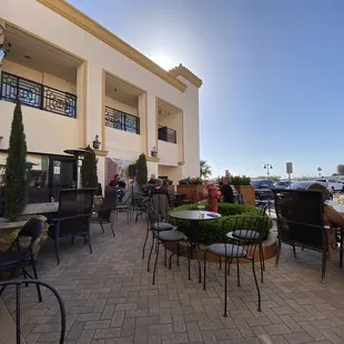 Afternoon guitars on the patio.