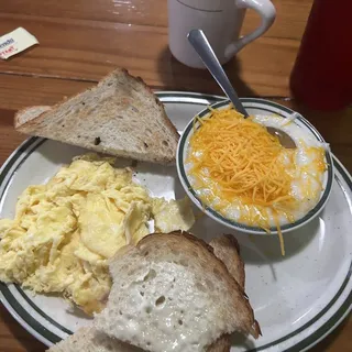 2 Eggs with Breakfast Meat