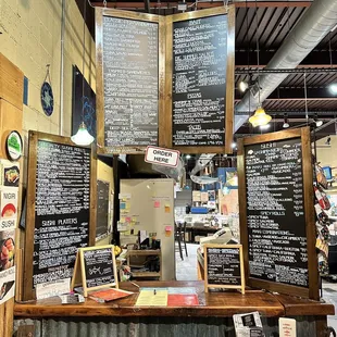 Good size menu options