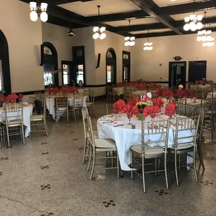 The beautiful dining room setup from Penn Bistro at Beaver Station!
