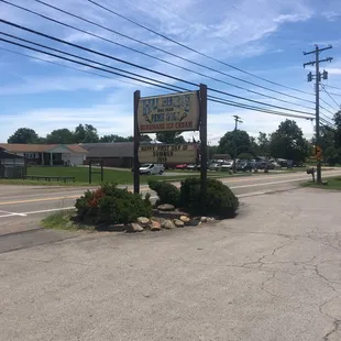 a sign for penn gold ice cream