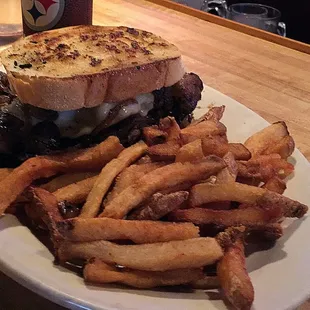 PRIME RIB SANDWICH AND FRIES