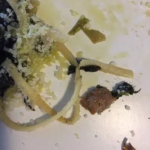 Glass at bottom right in my meal