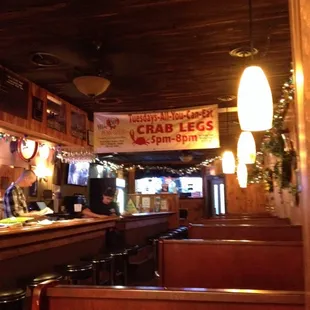 Tuesday night all you can eat crab legs