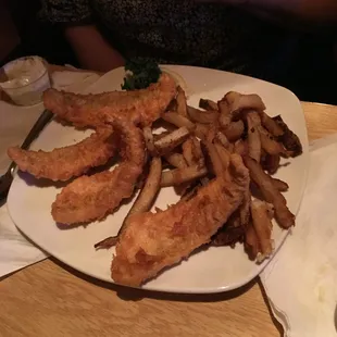 Beer Battered Perch &amp; Fries.
