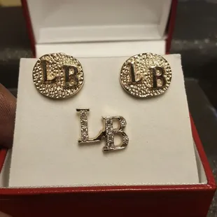 Custom design cufflinks /